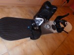 Predam snowboard, viazanie a topanky