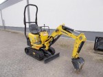 minibager Yanmar SV08 so zárukou, minirýpadlo váži 1.035kg
