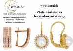Zlaté náušnice Korai