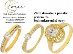 Dámske zlaté prstene Korai